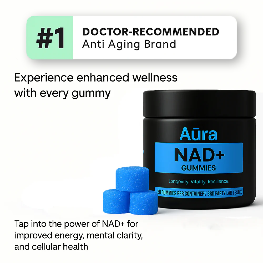 Aūra NAD+ Gummies