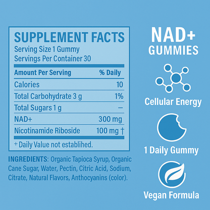 Aūra NAD+ Gummies