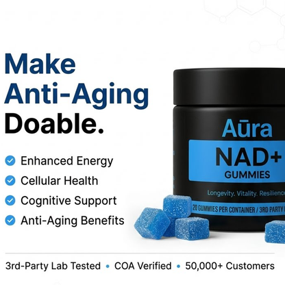Aūra NAD+ Gummies