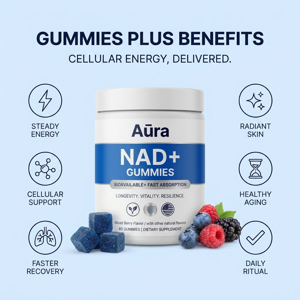 Aūra NAD+ Gummies